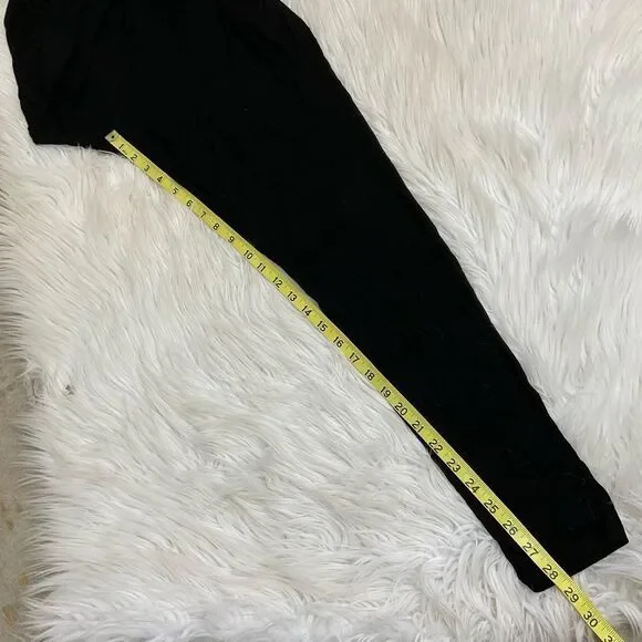 NEW Revolve Michael Lauren Black Rib Haren Prisoner Tie String Waistline XS
